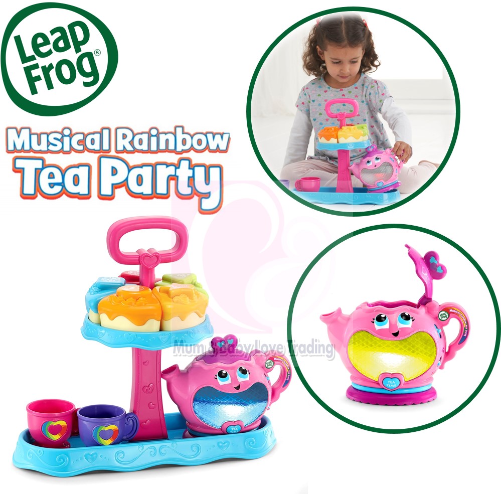 leapfrog musical rainbow tea party toy