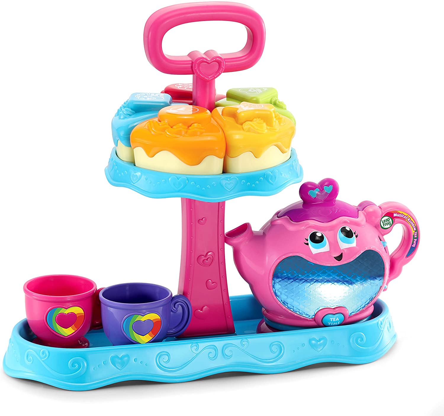 leapfrog musical rainbow tea party toy