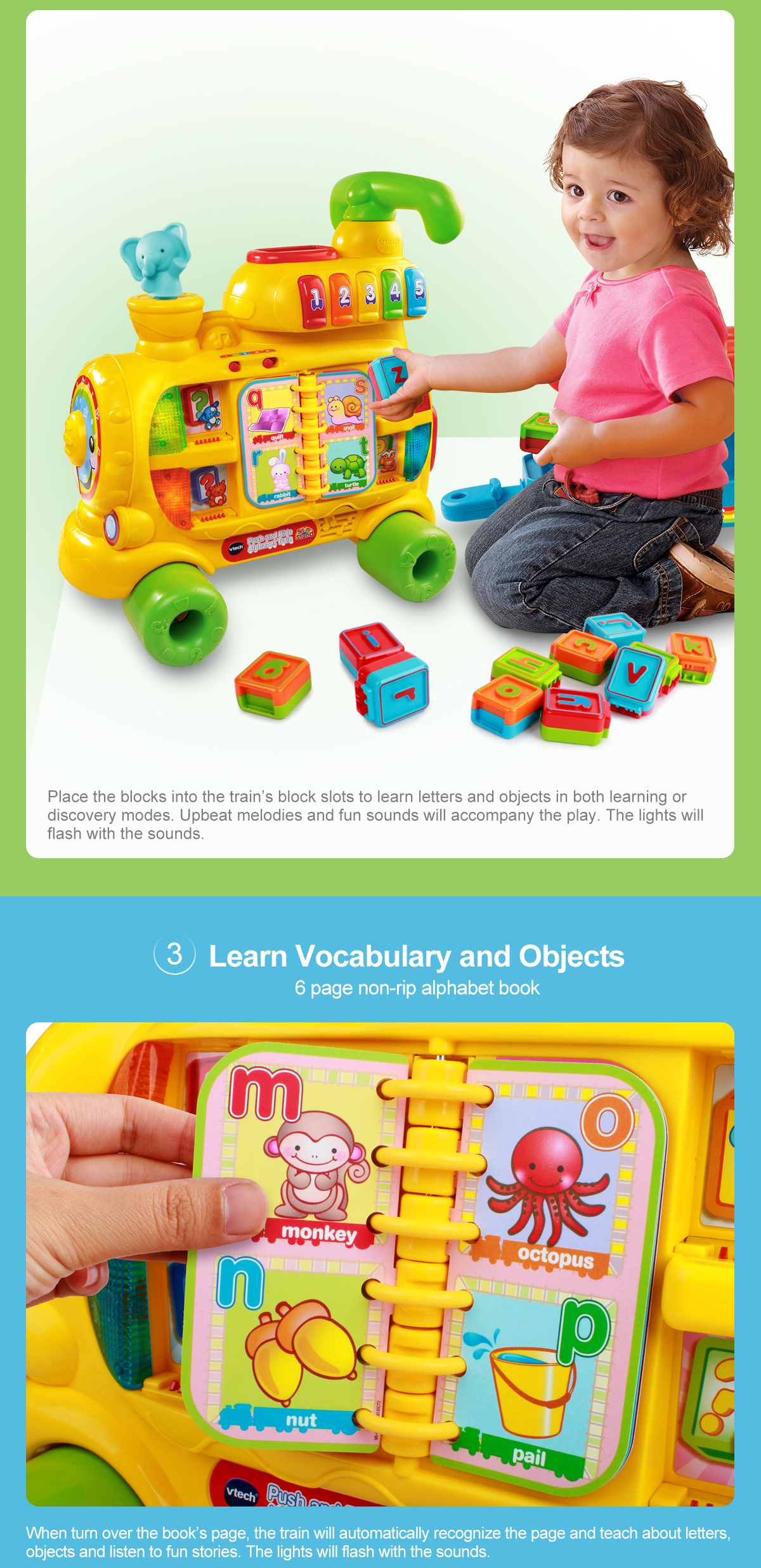 vtech alphabet train letters