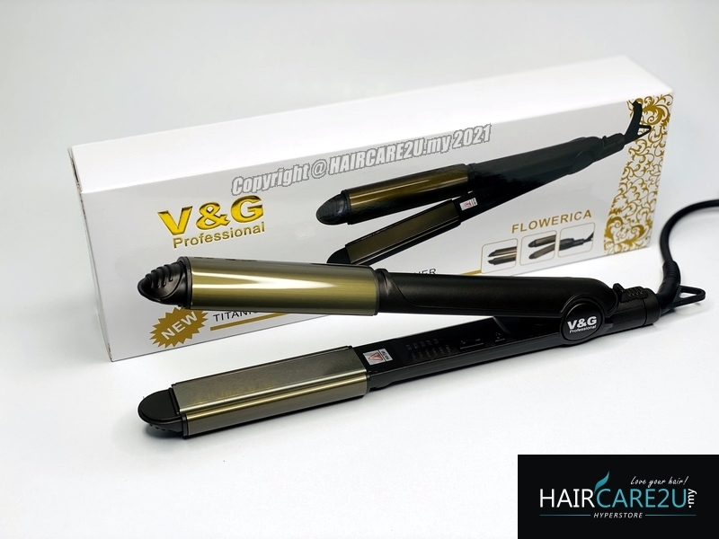 V&g hotsell curling iron