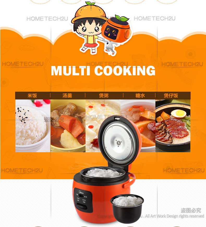 澳洲版美的 Midea 10Cup Multi Function Rice Cooker Porridge Steam
