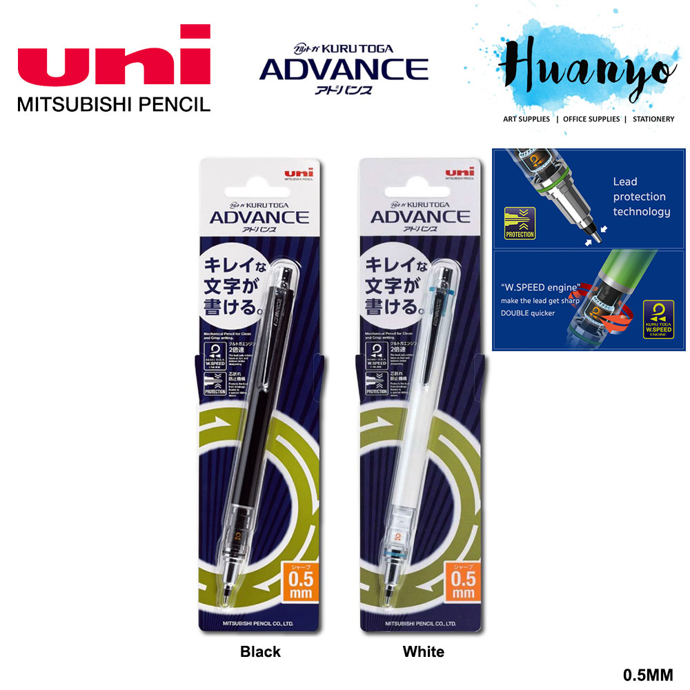 Uniball Kuru Toga 0.5mm Pipe Slide Auto Lead Rotate Mechanical Pencil  (M5-452