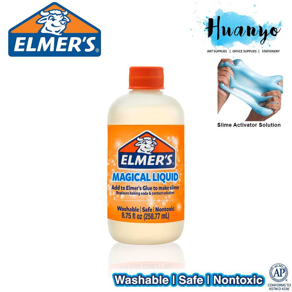 Elmer's Magical Liquid Slime Activator, Washable, Non-Toxic, 8.75oz Bottle