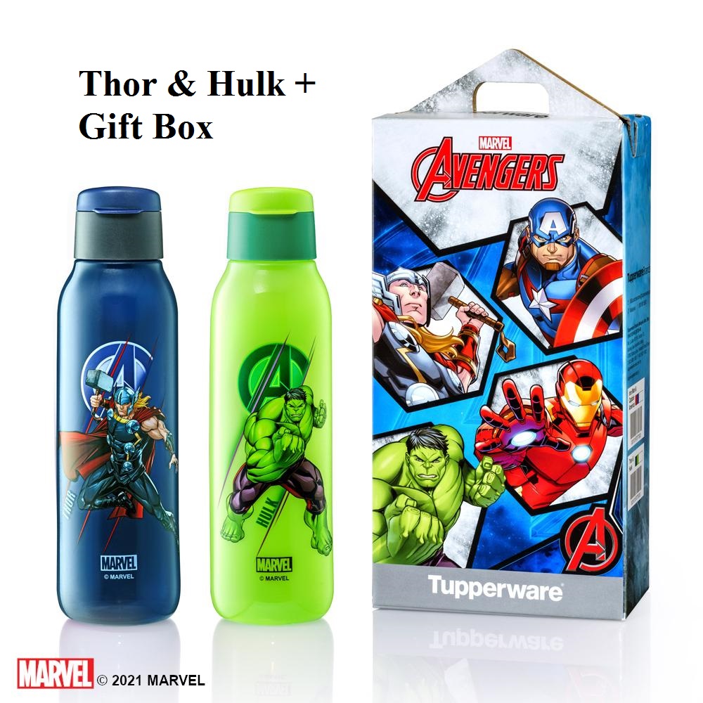 SaveMorepk - Marvel Tritan water bottle 520ml, Thor, captain