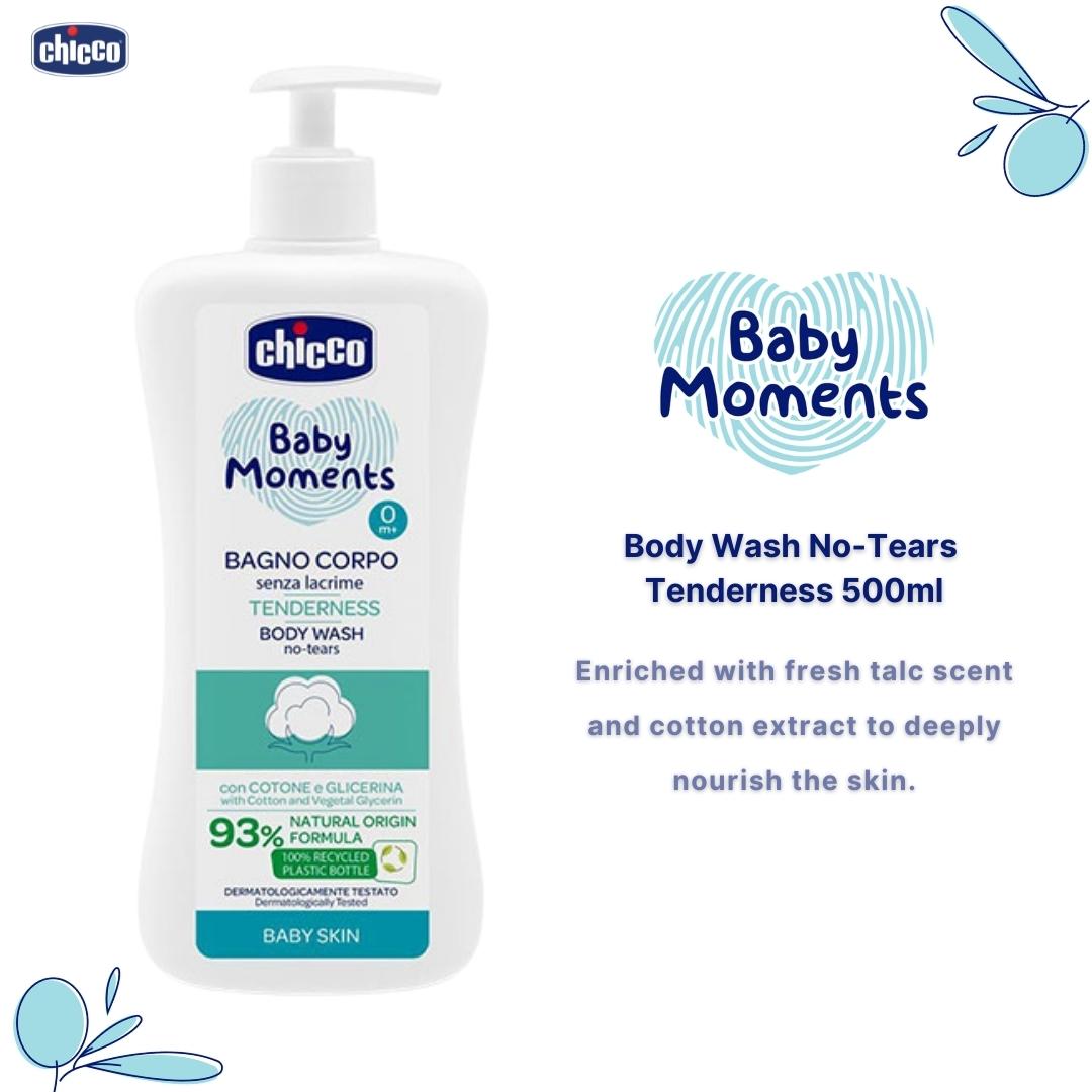 Buy Babyparentinghub Chicco Baby Moments Baby Skin Body Wash Tenderness  500ml online