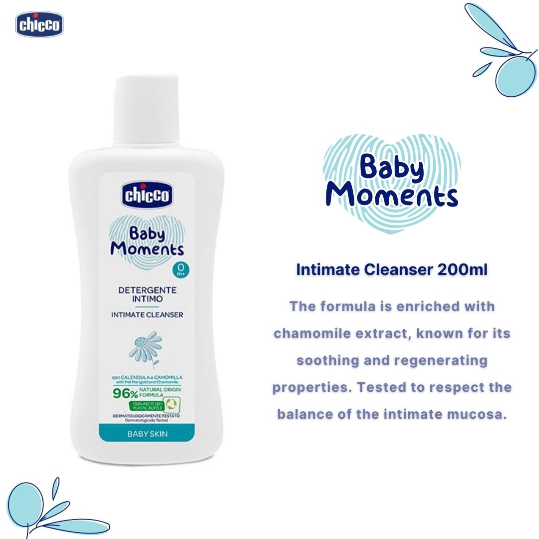 Buy Babyparentinghub Chicco Baby Moments Baby Skin Intimate Cleanser 200ml  online