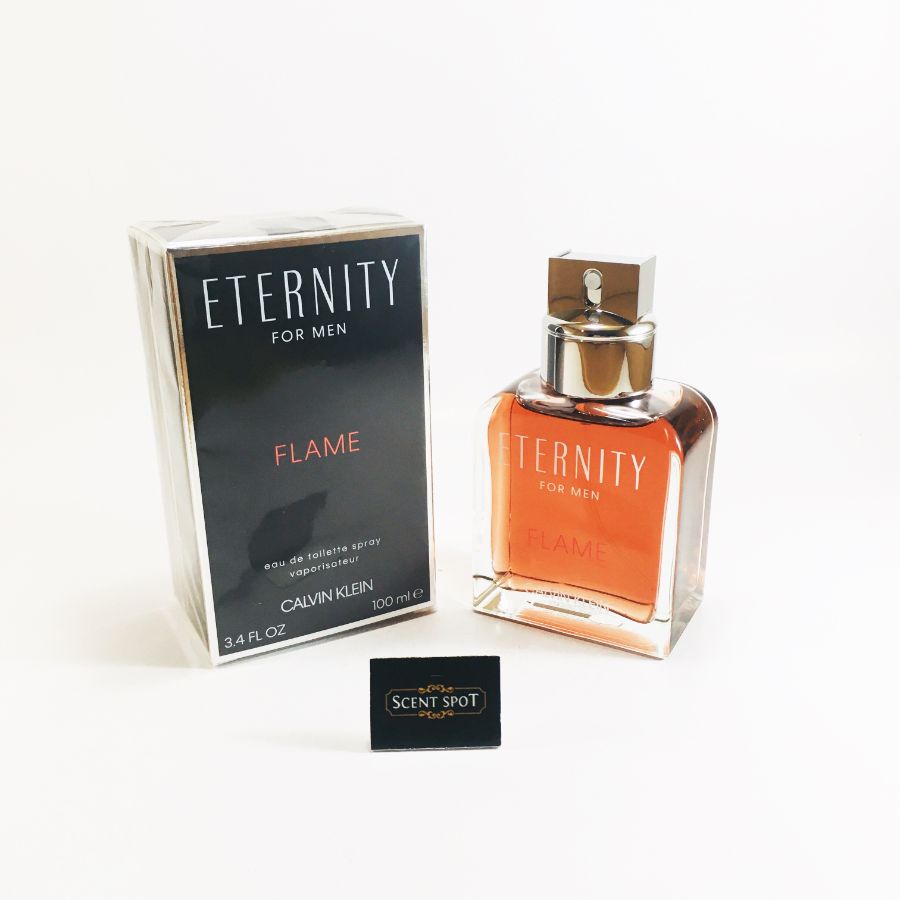Buy Scentspottrading Calvin Eternity online (Men) (New | Eau 100ml eRomman Flame Klein in Spray De Toilette Box)