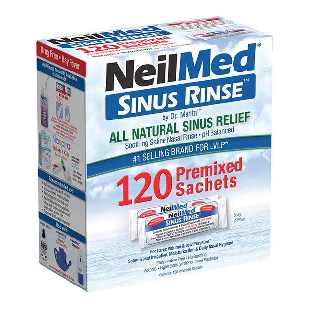 Buy NeilMed Sinus Rinse Premixed Sachets Refill | eRomman