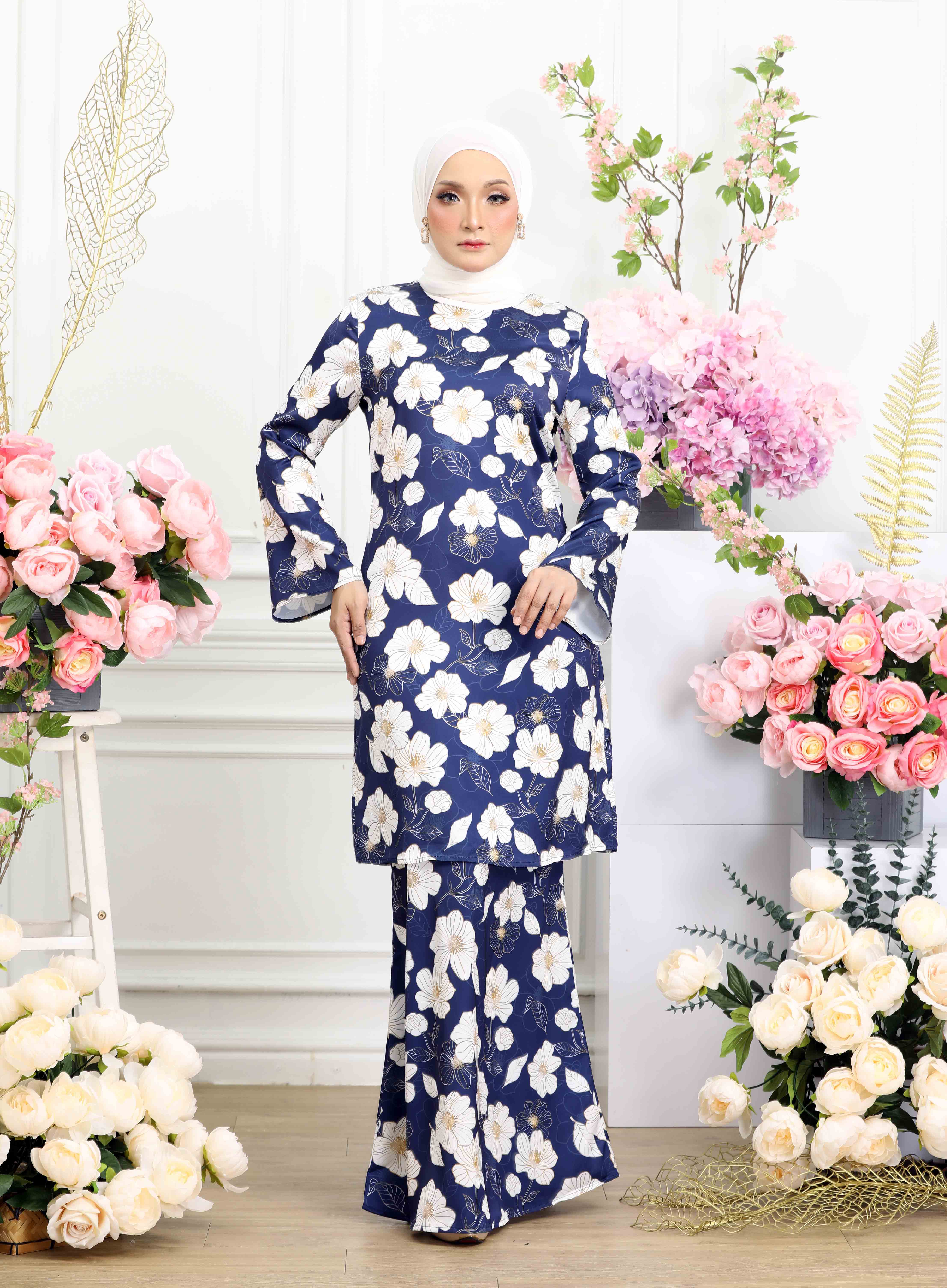 Baju store kurung floral