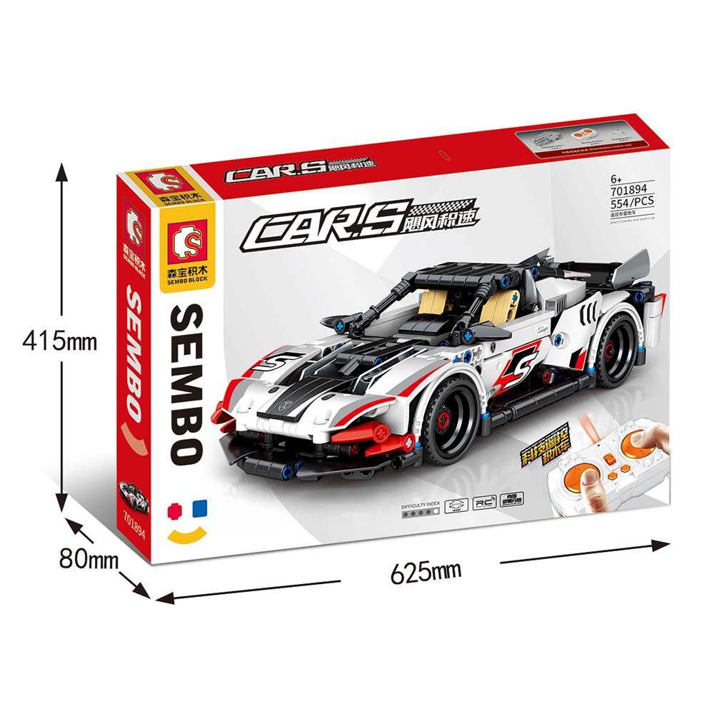 Buy Slstoys Sembo Block Remote Control Rc Sports Car Vehicle