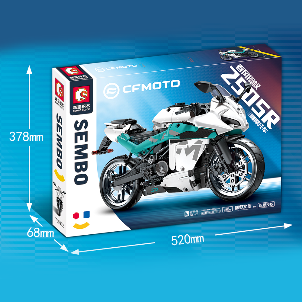 Buy Slstoys Sembo Block Cfmoto Enjoy The Ride Technique Big Motorcycle Racing Transport