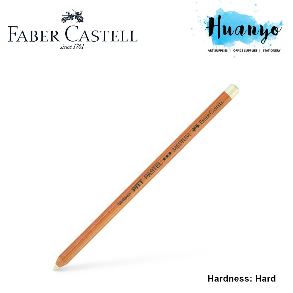 Faber-Castell PITT Pastel Pencil 101 White / White Charcoal Pencil