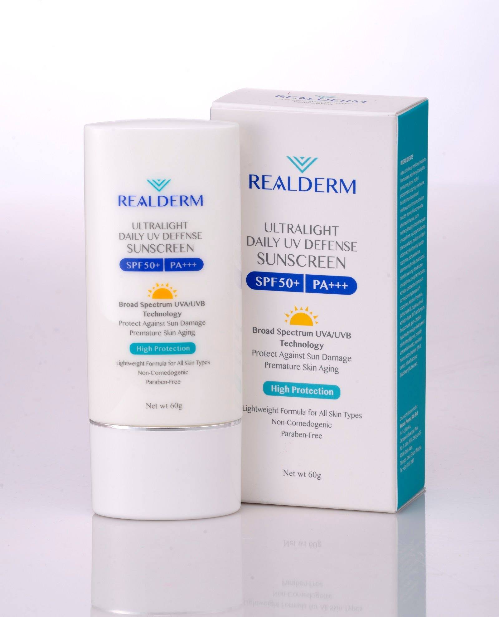 Buy Ultralight Sunscreen Realderm Spf50pa 60g Eromman