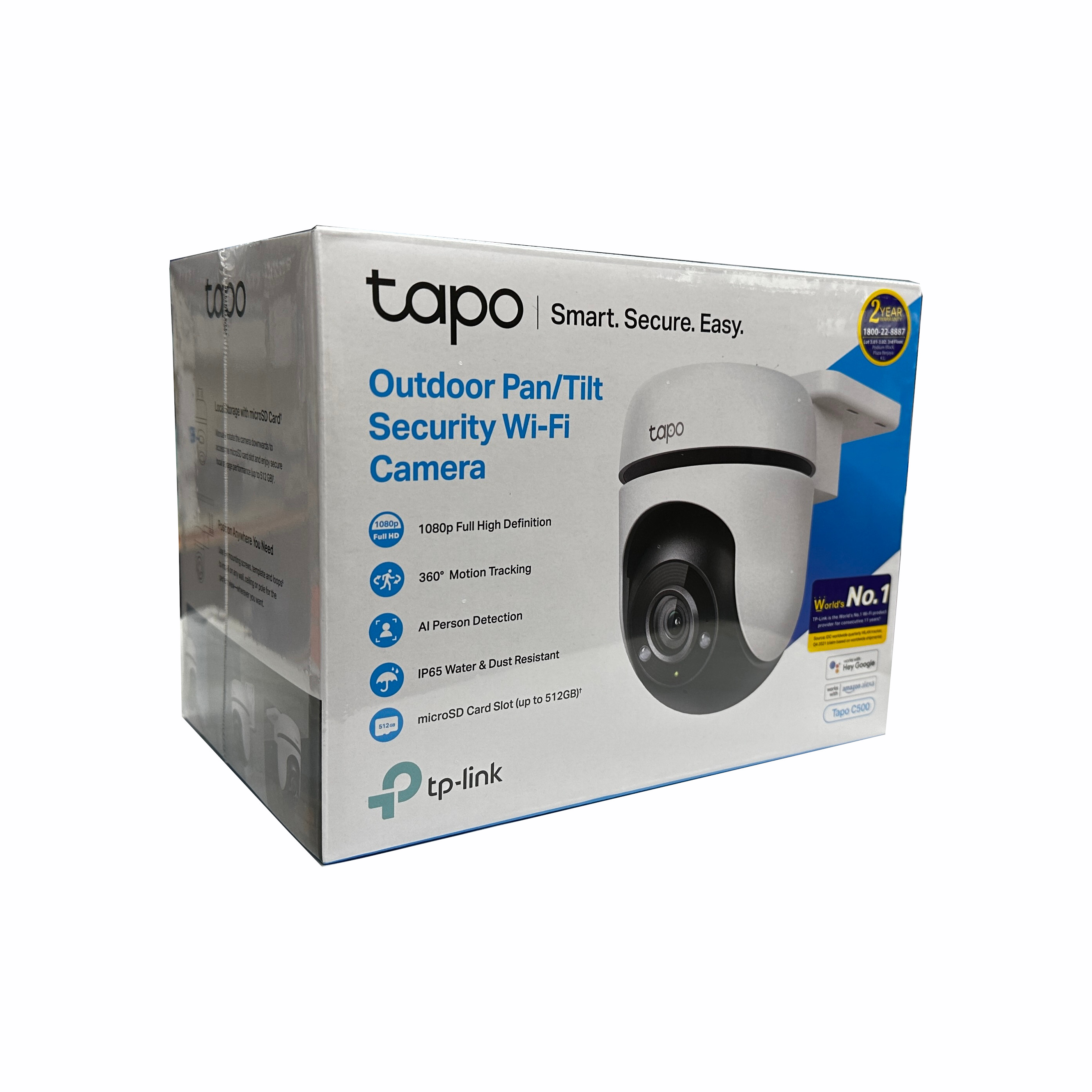 TP-LINK TAPO C500 2MP OUTDOOR PAN TILT SECURITY WIFI IP CAMERA
