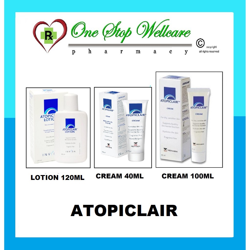 Buy Body Lotion 120ml & Atopiclair Cream 40ml / 100ml | eRomman