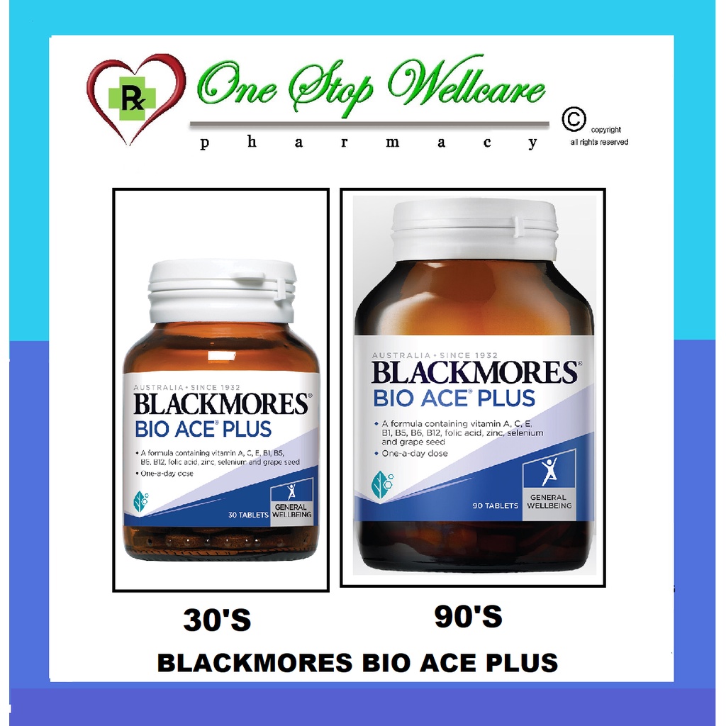 Buy Bio Ace Plus Mutivitamins Blackmores 30's / 90's | eRomman