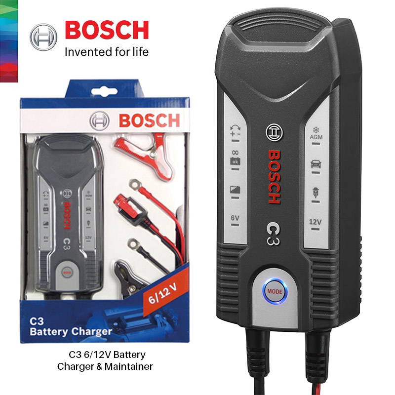 Bosch 018999903M Microprocessor Battery Charger C3 for 6 V and 12
