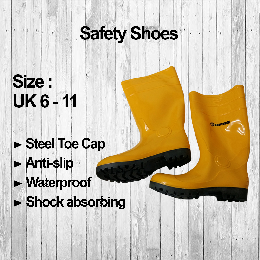 Buy Budget Safety Shoes Boot Rain Rubber Boots With Steel Toe Caps Yellow eRomman