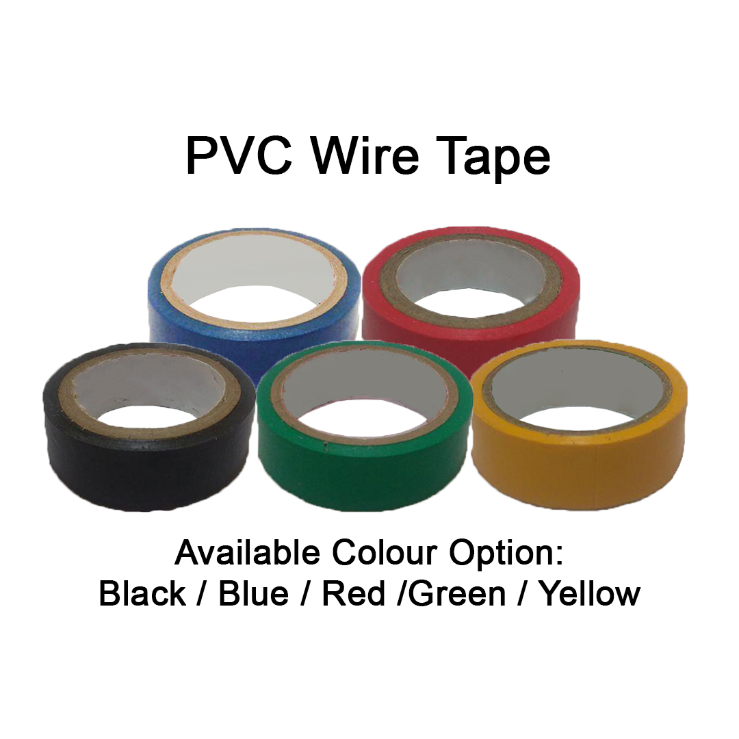 Buy Littlethingy LittleThingy PVC Wire Tape (Black/Red/Green/Yellow ...