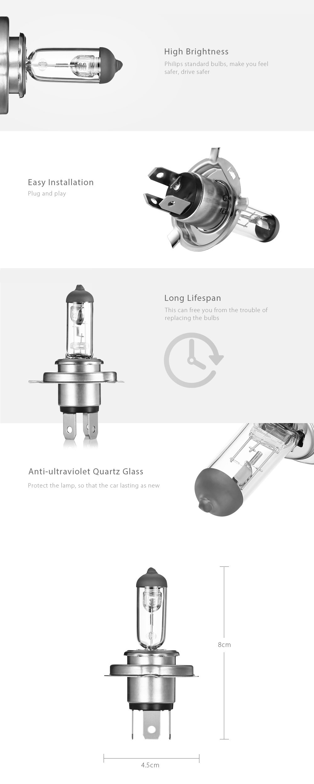 LAMPADINA PHILIPS H4 CORE DRIVE