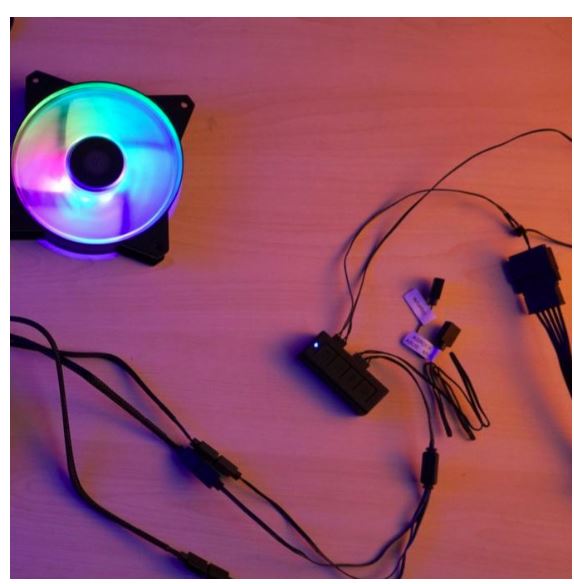 Buy Cooler Master Universal ARGB LED Fan Small Controller / Addressable ...