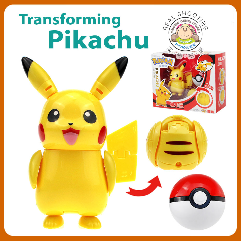 Buy Pokemon Genuine Pikachu Transforming Figures Toy Doll - 6 ...