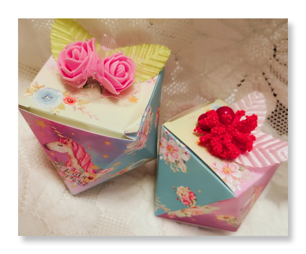 flower candy box