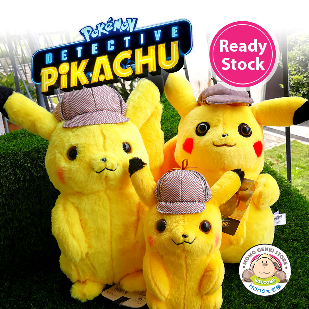 detective pikachu plush 40cm