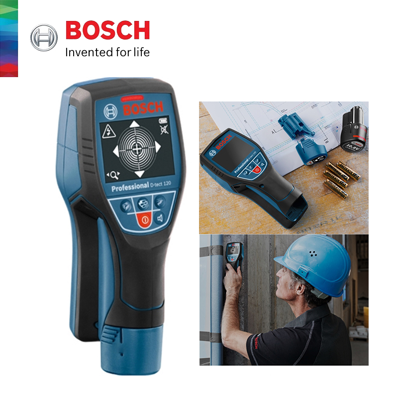 Buy Gdeal Bosch D Tech 120 Professional Wall Scanner Universal Detector With 4 Pcs Batteries 06010813k0 Online Eromman