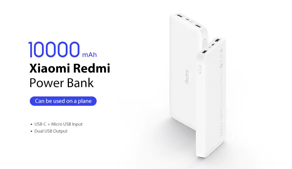 Original XiaoMi Redmi Power Bank 10000mAh (PB100LZM) Xiaomi Malaysia Set