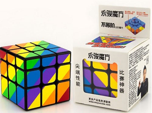 Buy YJ Yong Jun Inequilateral Rainbow Rubik's Cube | eRomman