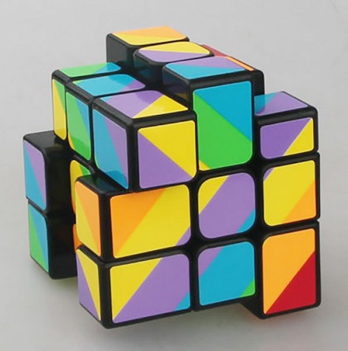 Buy YJ Yong Jun Inequilateral Rainbow Rubik's Cube | eRomman