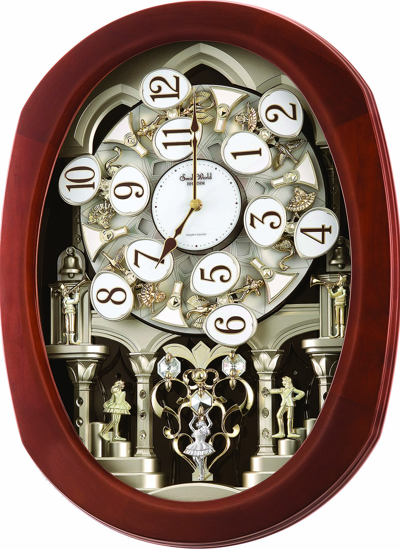 Buy Tpmall Ajanta Music Movements Magic Motion Wall Clock Mm 0071 Year Warranty Eromman