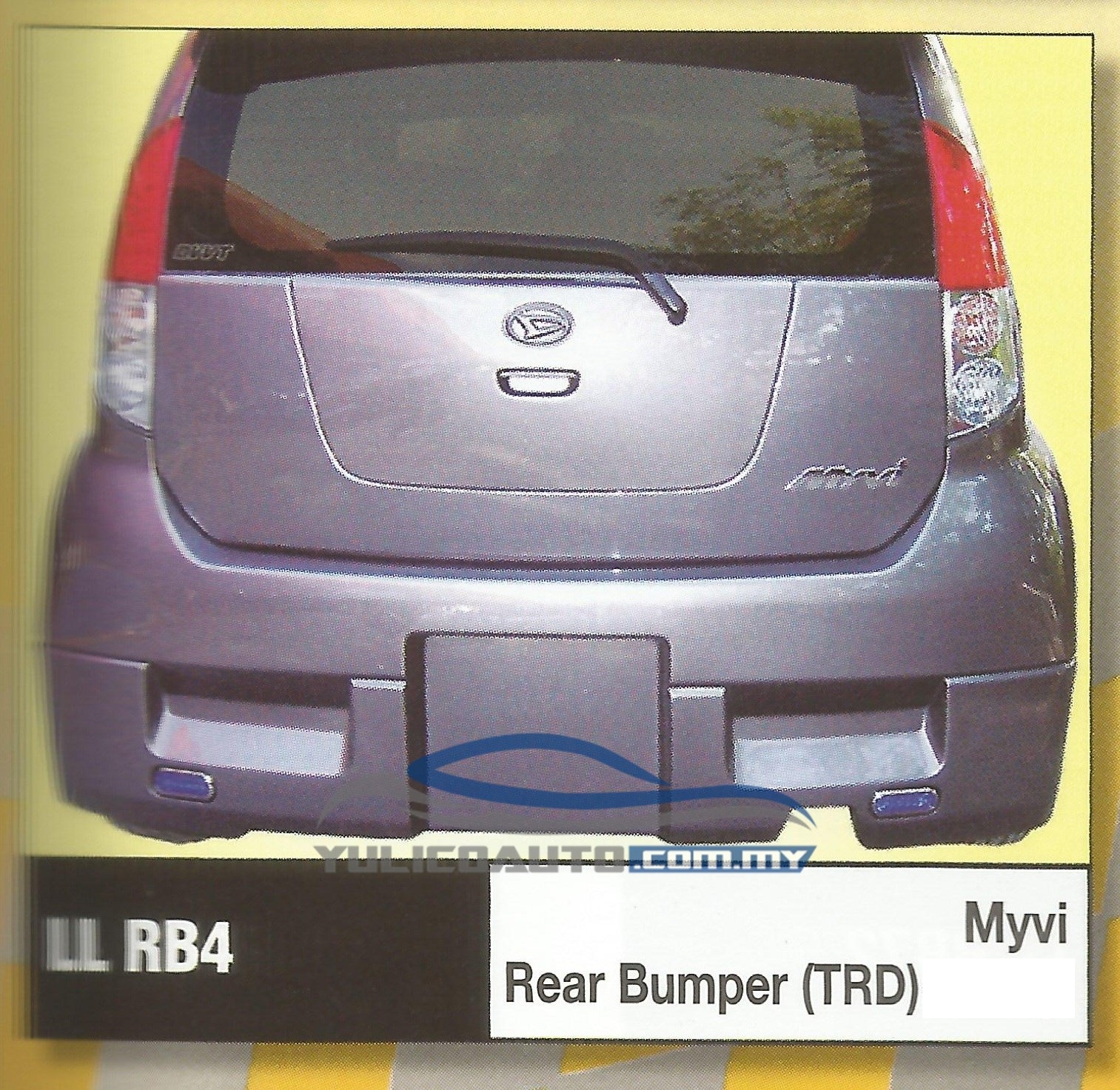 myvi rear bumper