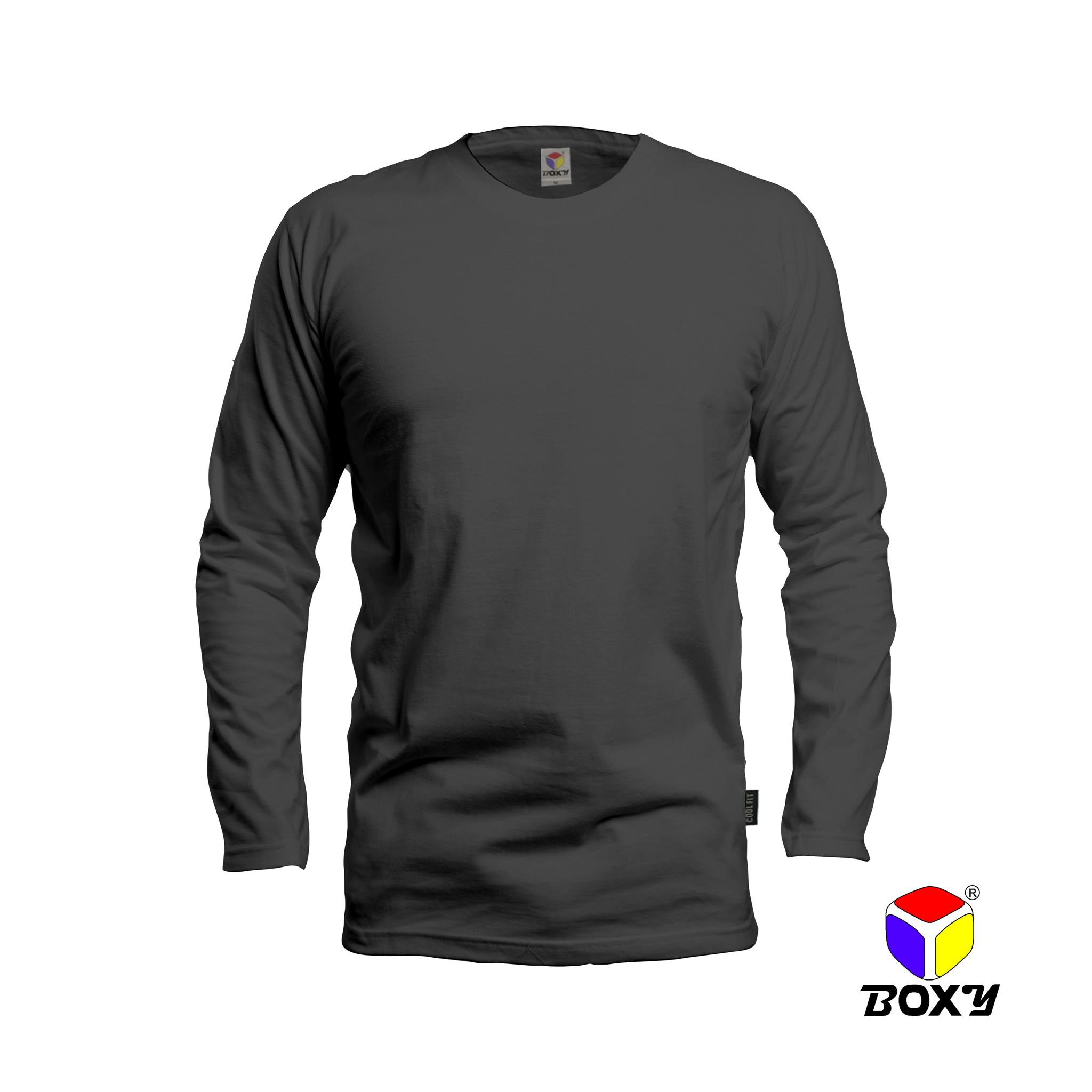 plain grey long sleeve shirt