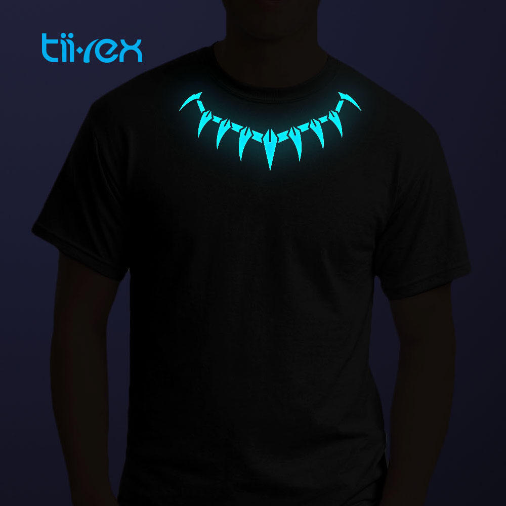 black panther t shirt necklace