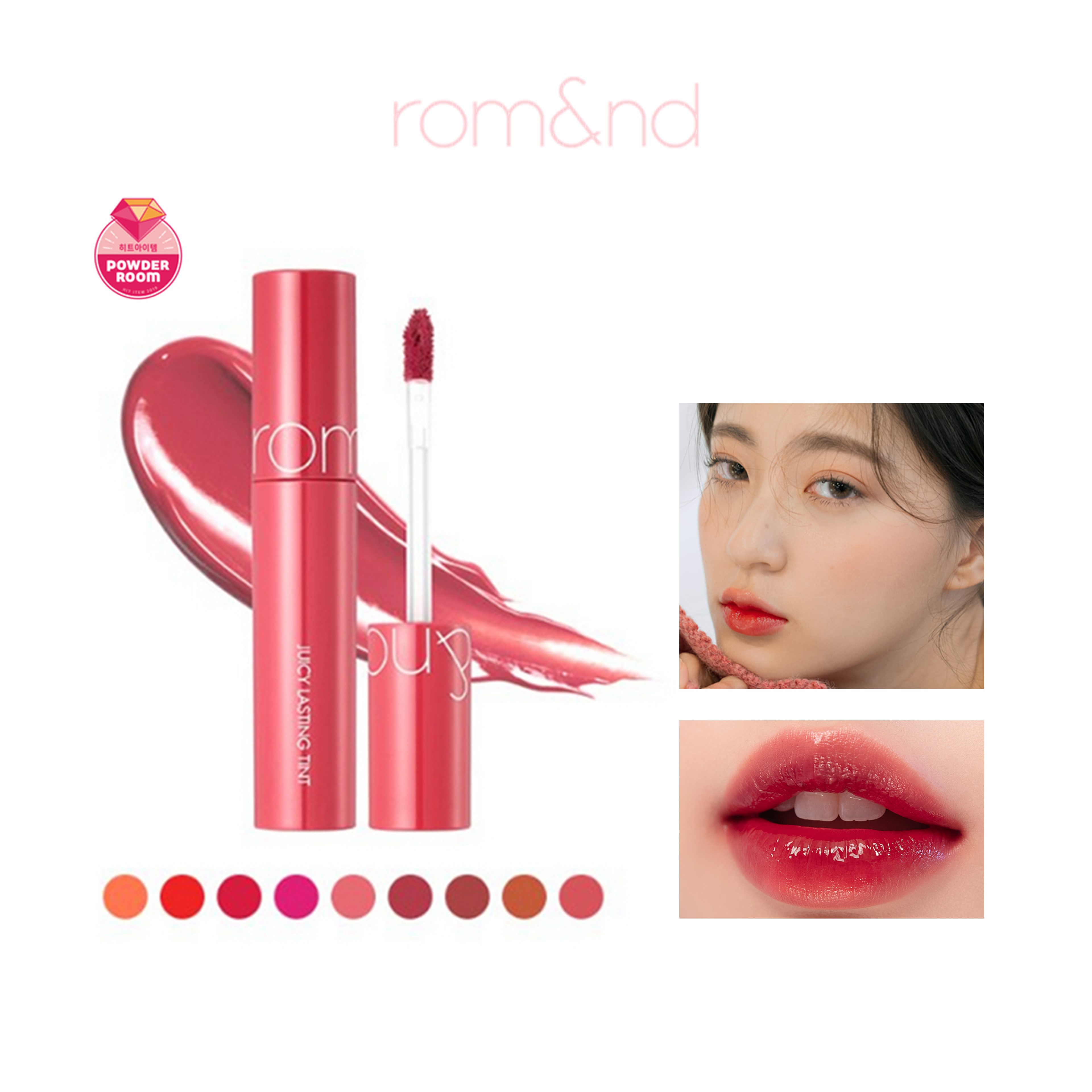Buy Romand Juicy Lasting Tint Lip from Korea (Ruby Red) | eRomman