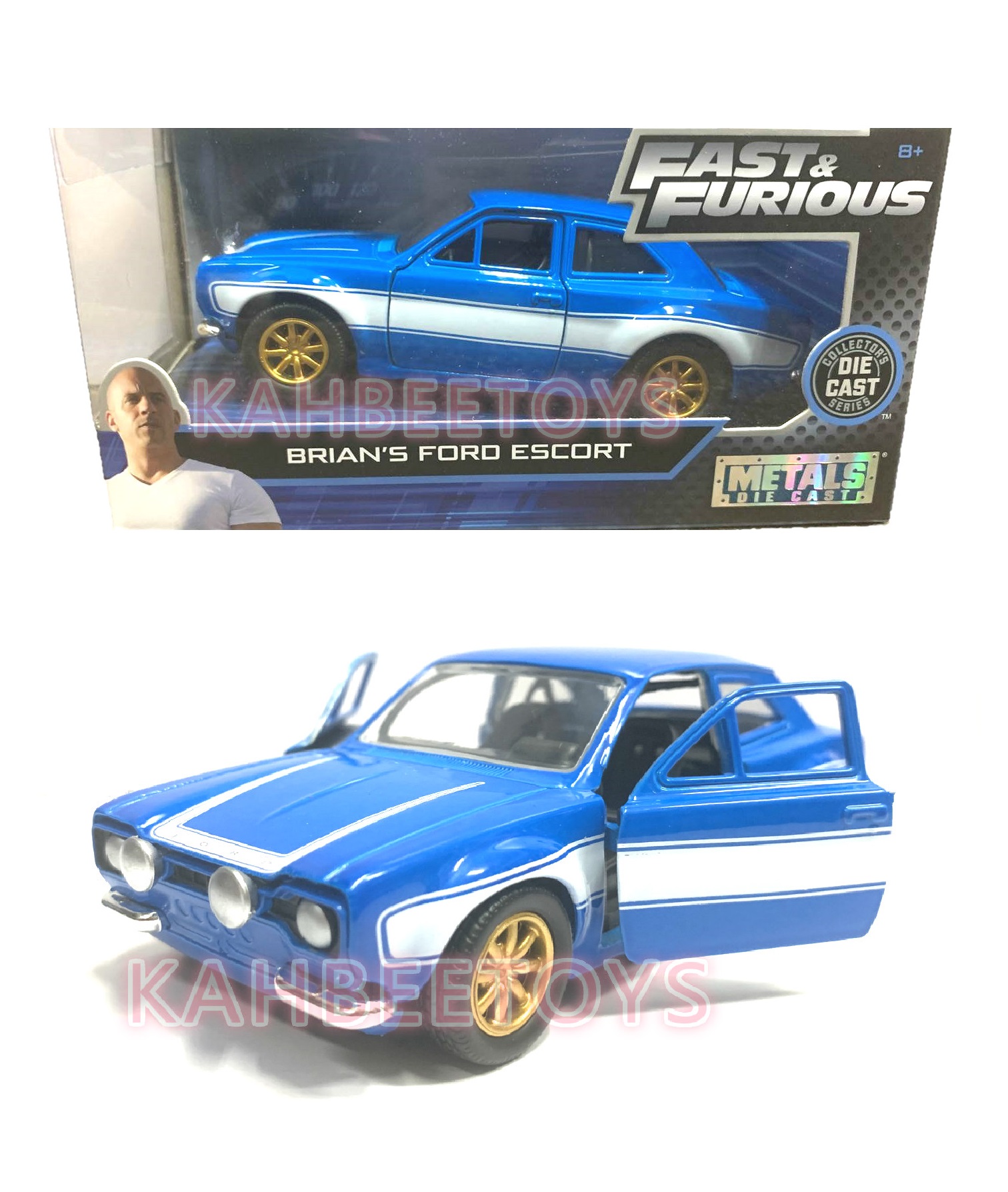 Buy Fast and Furious 1:32 Brian's Ford Escort Diecast | eRomman