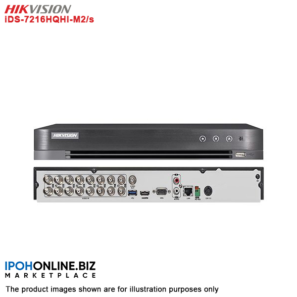 Buy Ipohonline Hikvision Ids 7216hqhi M2 S 16 Channel Facial Detection Turbo Hd Acusense 4mp Cctv Dvr Online Eromman
