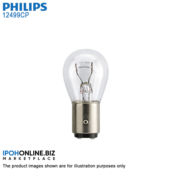 1x Philips Lamp P21/5W 12V 21/5W BAY15d Vision 1st. Bulb 12499CP