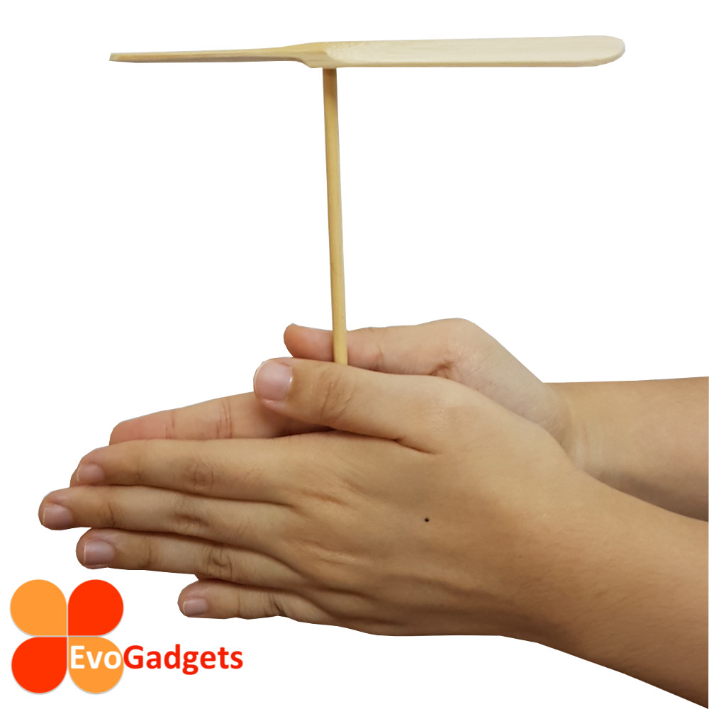 wooden propeller toy