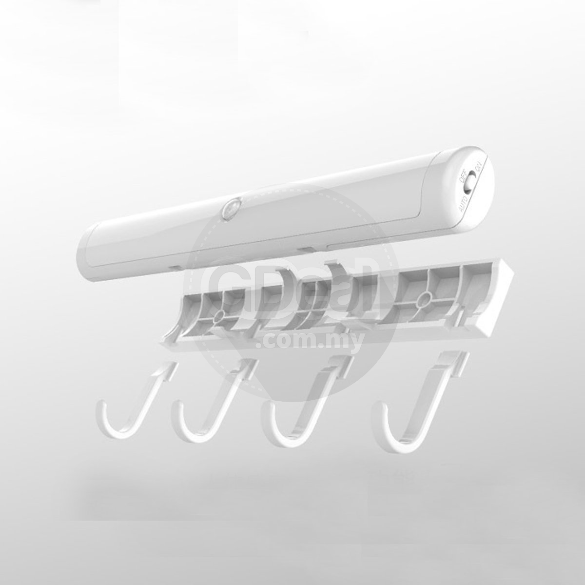 Night LED Bedroom Lamp Motion Sensor Light With Hooks (2 Colors)