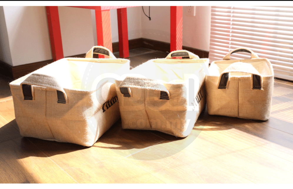 3 Pcs Laundry Basket Cloth Storage Box
