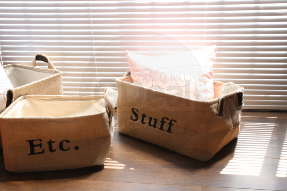 3 Pcs Laundry Basket Cloth Storage Box