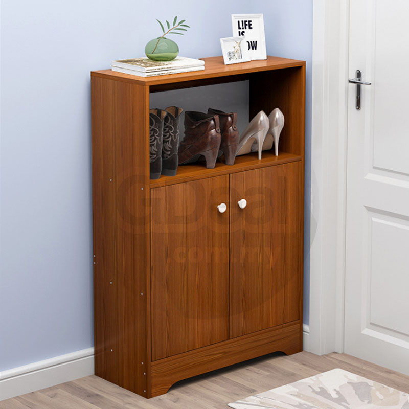 Solid Wood Shoe Cabinet Ultra-Thin L112 ( 3 Colors)