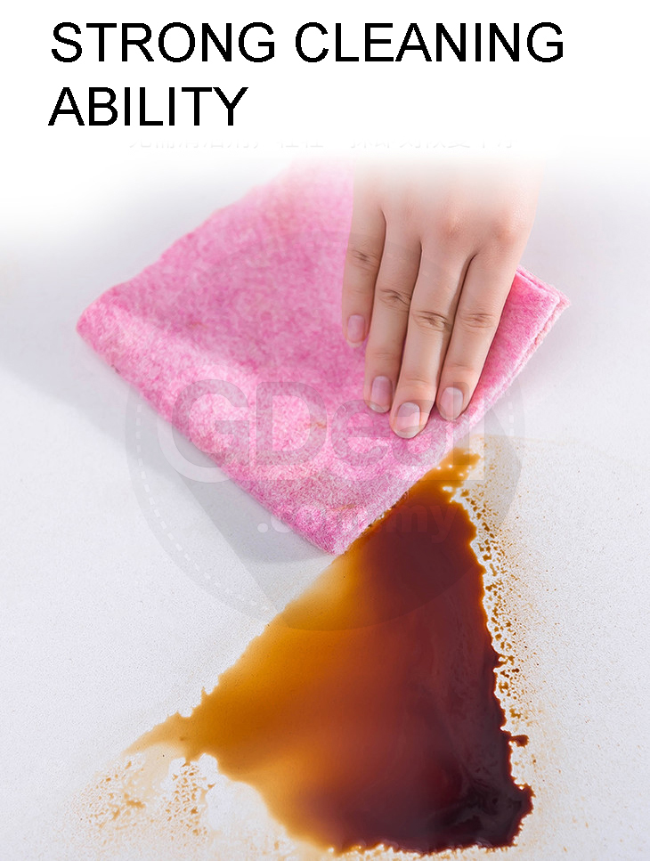 8 Pcs Home Non Stick Oil Rag Dishcloth Kitchen Towel (Pink)