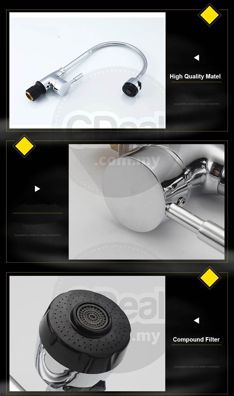 Rotating Hot And Cold Water Mixer Kitchen Tools For Household Faucets