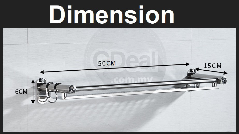 Minimalist Wall Mounted High Load Bearing Rack Storage Shelf