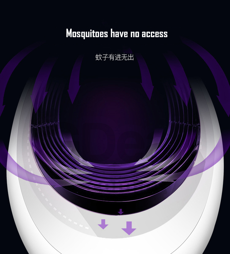 LED USB Household Mosquito Killer Lamp Mosquito Repellent (White)