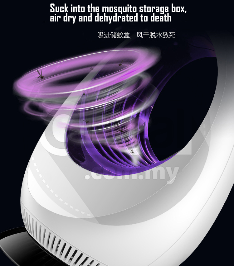 LED USB Household Mosquito Killer Lamp Mosquito Repellent (White)